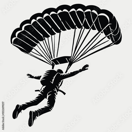 Silhouette Base Jumping