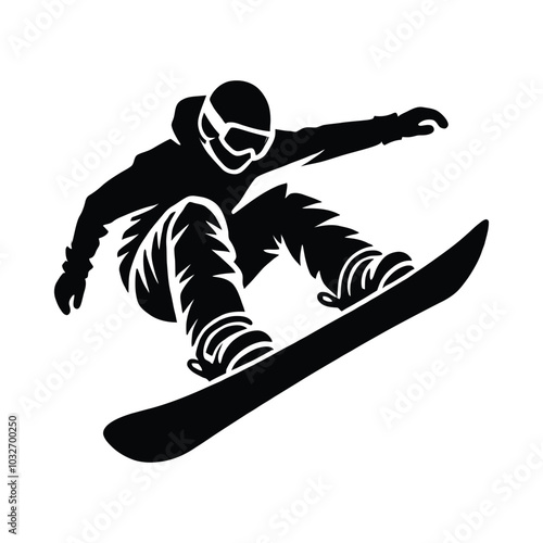 Snowboarding Silhouette