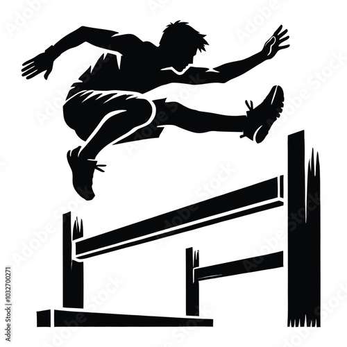 Free Running Silhouette