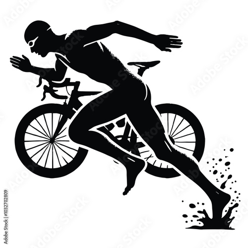 Triathlete Silhouette
