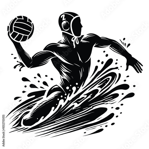 Water Polo Silhouette