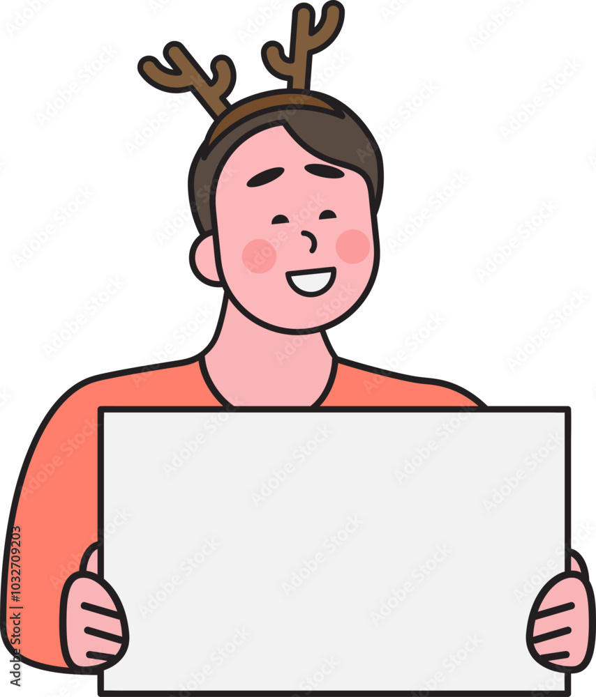 People in Christmas atmosphere and elements People in Christmas atmosphere and elements