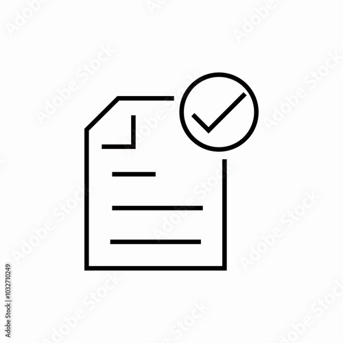check mark icon sign vector