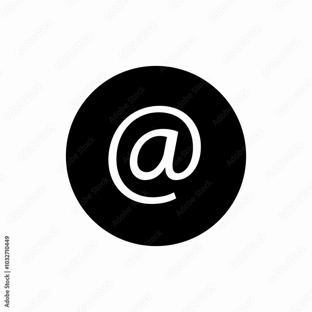 e mail address icon sign vector e mail address icon sign vector