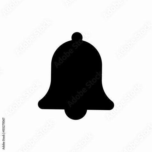 notification bell icon sign vector