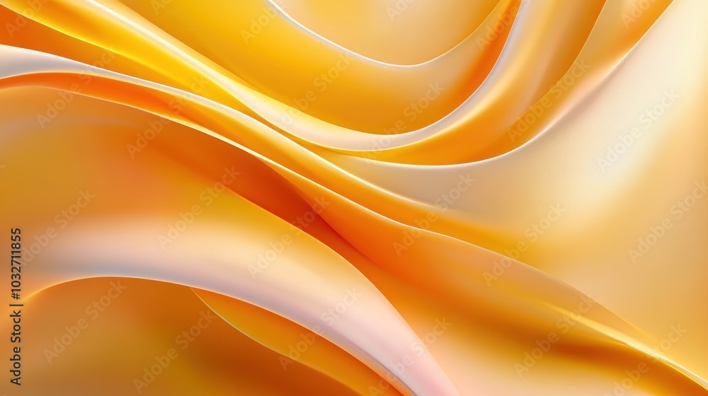 A smooth, flowing abstract design in warm shades of orange and cream. A smooth, flowing abstract design in warm shades of orange and cream.