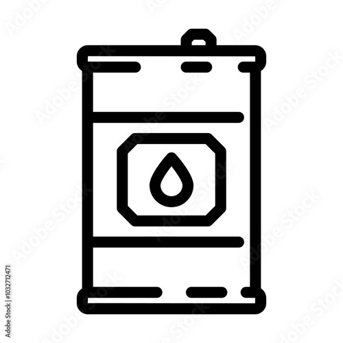 petroleum oil industry line icon vector. petroleum oil industry sign. isolated contour symbol black illustration