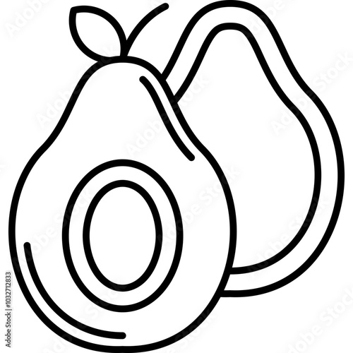 Avocado Icon