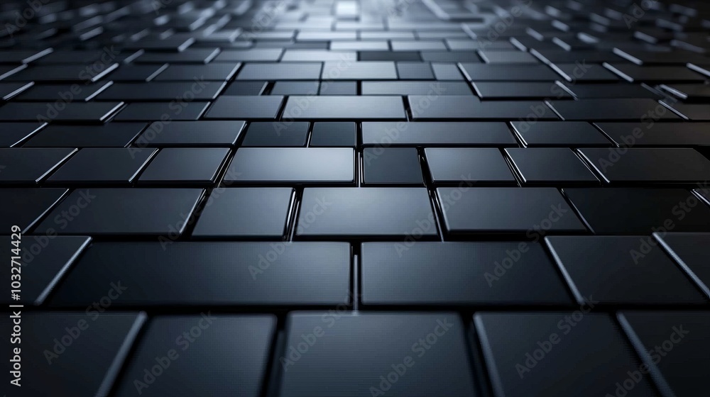 Abstract dark grey background with a pattern of rectangular blocks. Abstract dark grey background with a pattern of rectangular blocks.