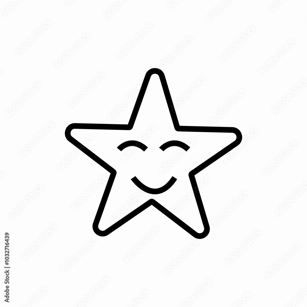 cartoon star icon sign vector cartoon star icon sign vector