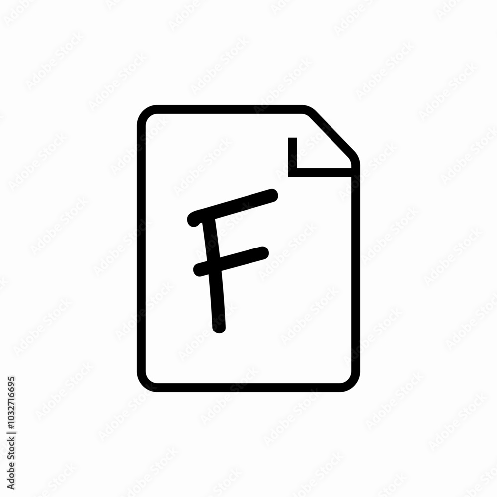 f grade icon sign vector f grade icon sign vector