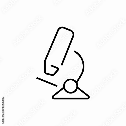 microscope biology icon sign vector