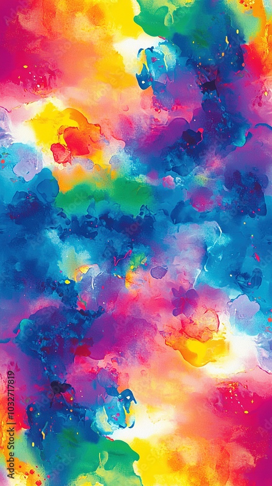 Fototapeta premium A colorful background with paint splatters on the lower part of the image is a multicolored background with paint splattered on the bottom and bottom of the image