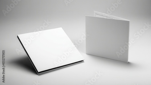 Versatile CD digipack mockup featuring customizable front and back covers. Perfect for promoting music or corporate media projects. Easy to edit and ready to use