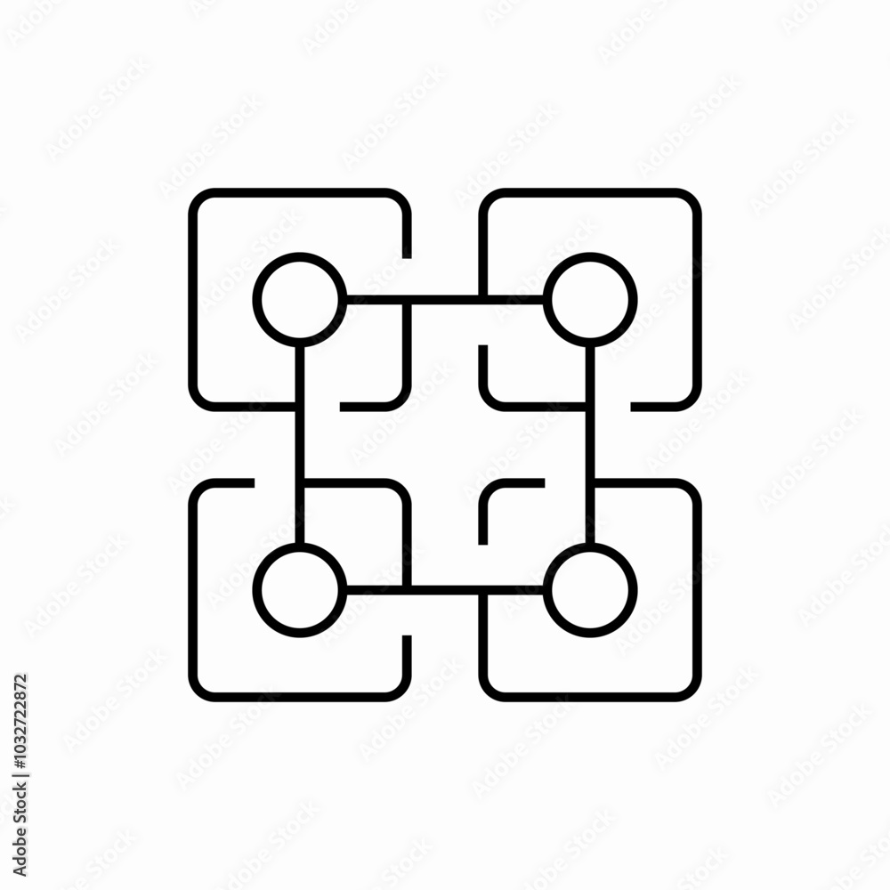 cryptocurrency blockchain icon sign vector cryptocurrency blockchain icon sign vector