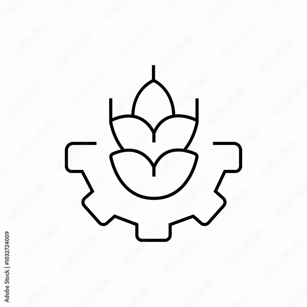 smart agronomist system icon sign vector smart agronomist system icon sign vector