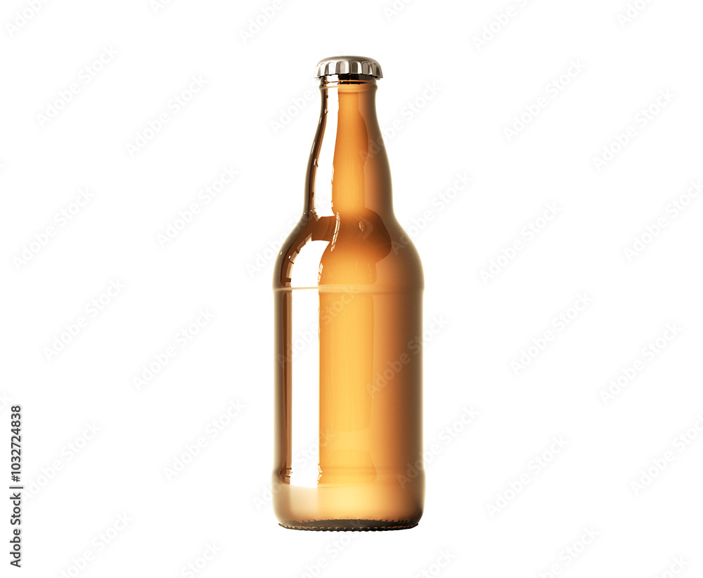 glass beer bottle, whiskey, cognac, brandy beer bottle isolated on white background, mockup, blank, plain, 3d illustration, 3d rendering glass beer bottle, whiskey, cognac, brandy beer bottle isolated on white background, mockup, blank, plain, 3d illustration, 3d rendering