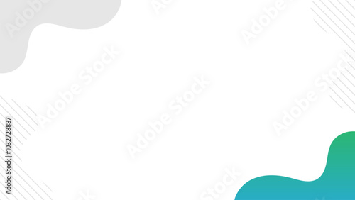 simple presentation abstract background with line and liquid shape
