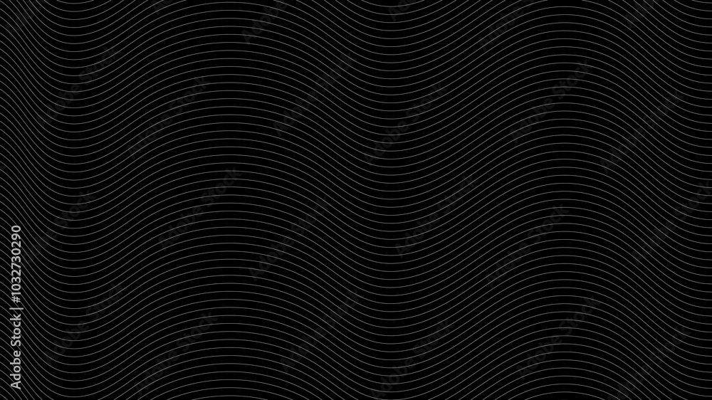 Abstract white dynamic wave lines with black background. Suit for websites, covers, banners, posters, brochures, flyers, wallpapers, business, presentations Abstract white dynamic wave lines with black background. Suit for websites, covers, banners, posters, brochures, flyers, wallpapers, business, presentations