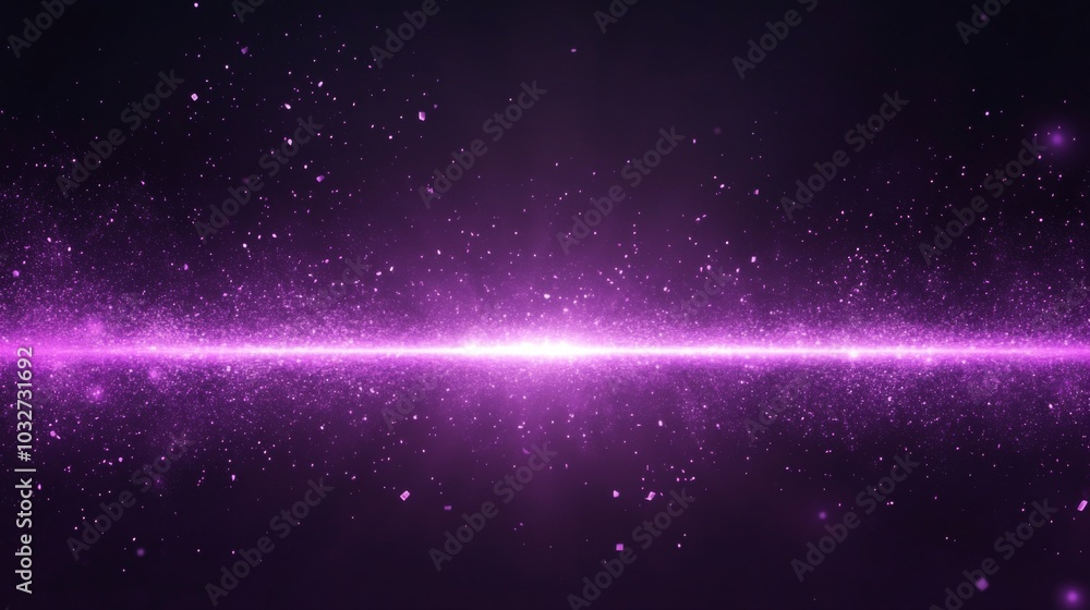Fototapeta premium Magical Purple Light Burst