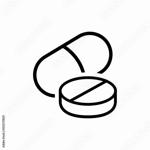 pill pharmacy medicine icon sign vector