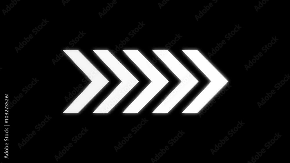 Right-directional arrow loop animation. Swipe right direction arrow concept. Glowing direction arrows animation, arrow navigation. Right-directional arrow loop animation. Swipe right direction arrow concept. Glowing direction arrows animation, arrow navigation.