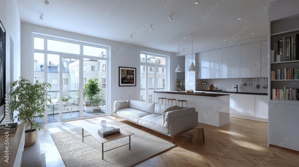Modern Scandinavian Living Room Modern Scandinavian Living Room