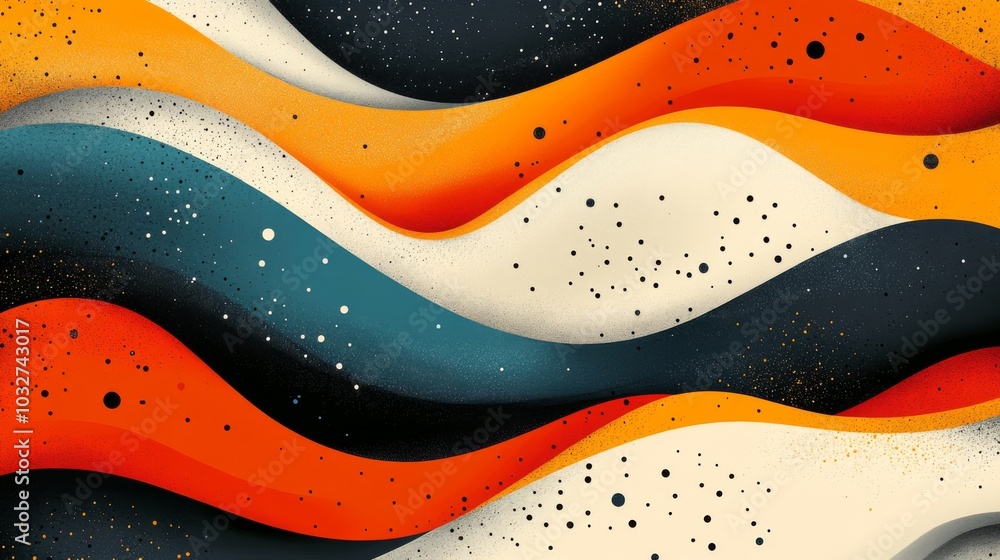 Abstract Colorful Waves Abstract Colorful Waves