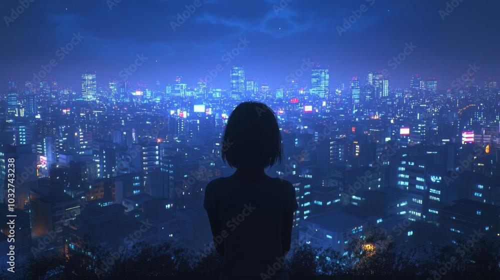 City Skyline at Night City Skyline at Night