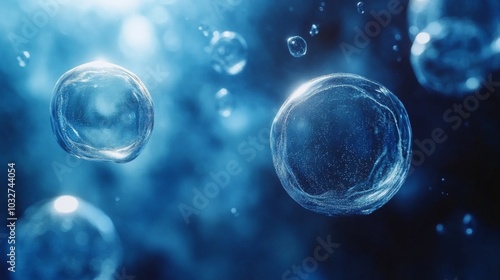 Wallpaper Mural Underwater Bubbles Abstract Background Torontodigital.ca