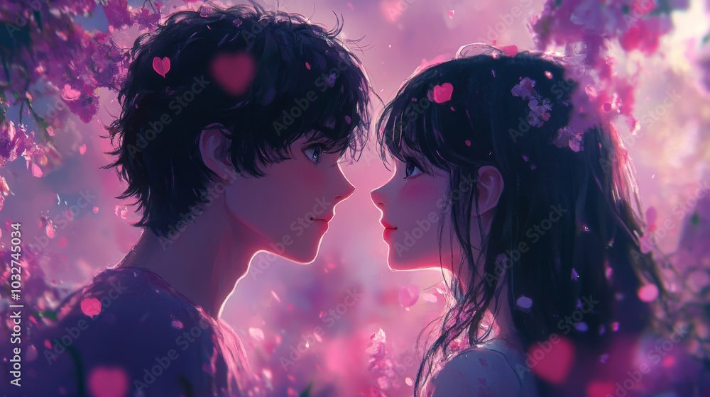 Romantic Anime Scene Romantic Anime Scene