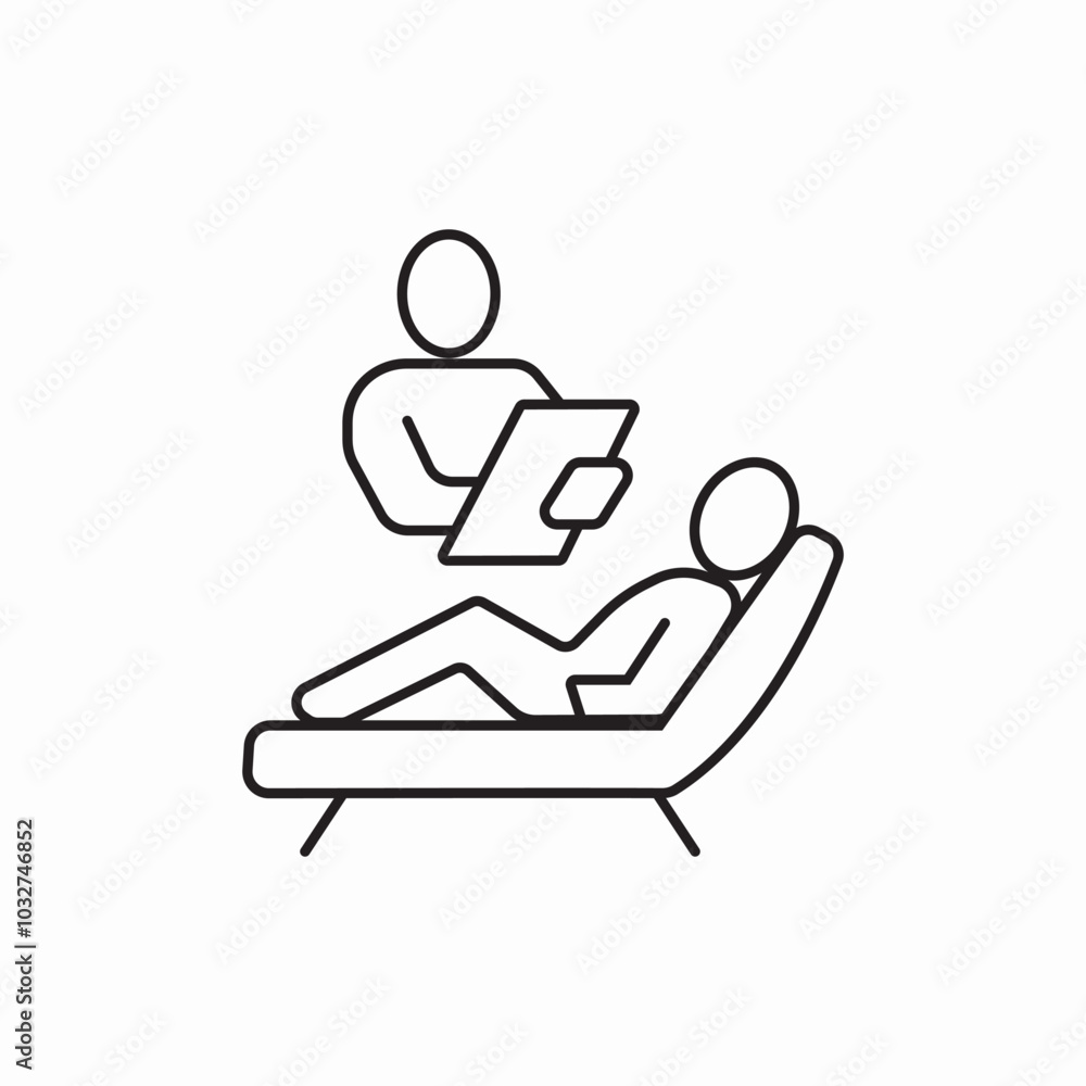 psycotherapy pscyhologist icon sign vector psycotherapy pscyhologist icon sign vector