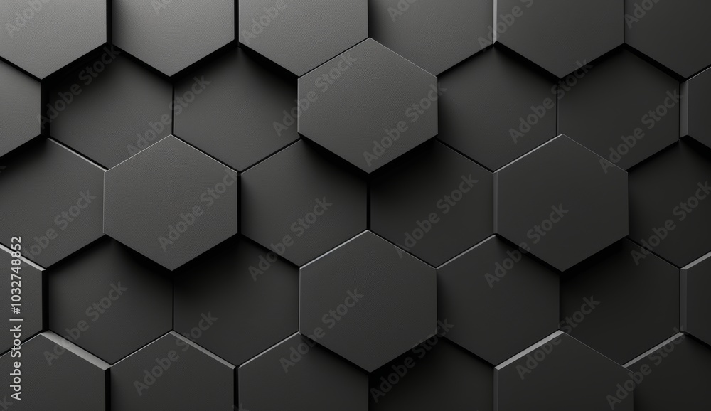 3d black hexagon pattern, simple, minimalist, black background, 3d black hexagon pattern, simple, minimalist, black background,