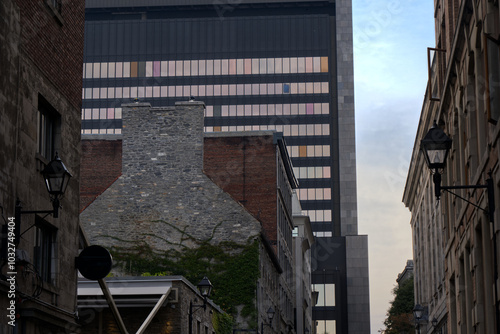 Obraz na płótnie Montréal - Rue Saint-Gabriel w salonie