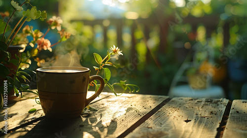 tea in the garden