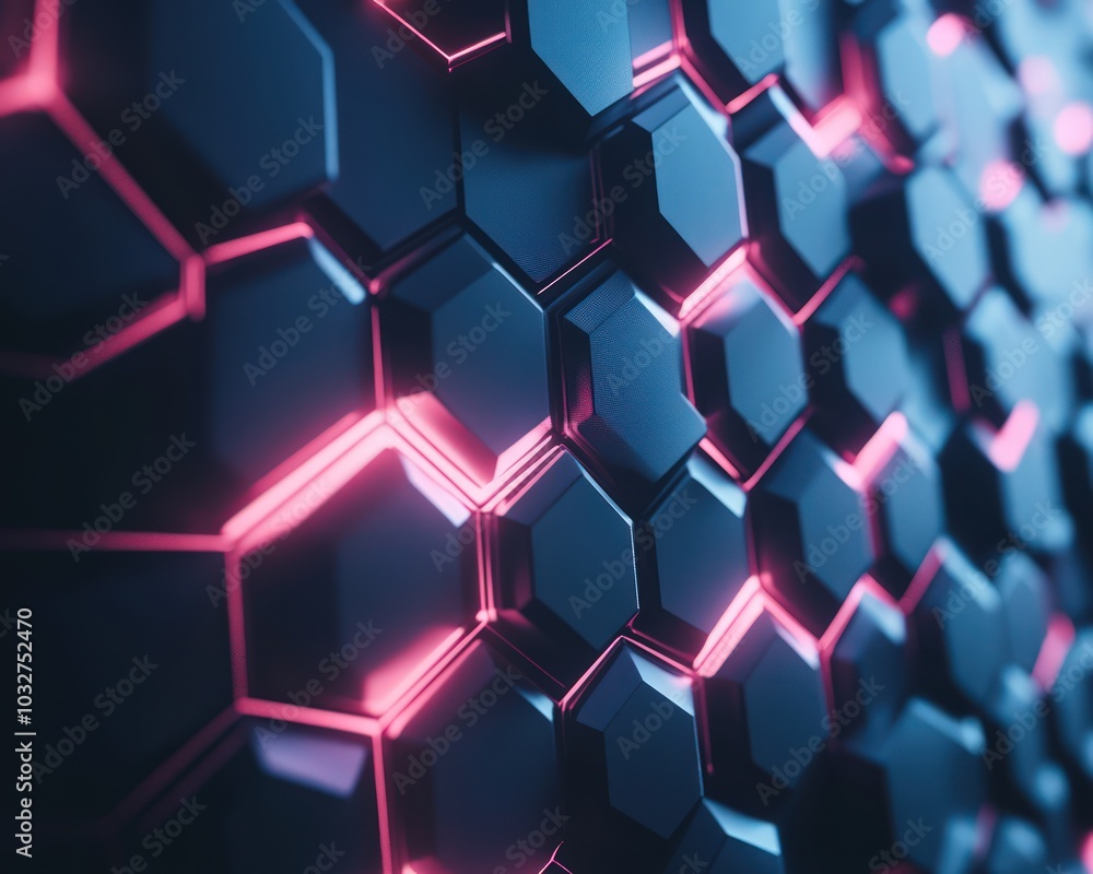 Abstract hexagonal background with futuristic tech for presentations Abstract hexagonal background with futuristic tech for presentations