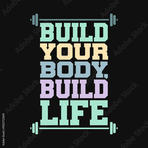 High-Energy Gym Typography to Help You Stay Motivated and Achieve Strength photo