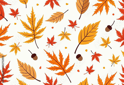 red autumn leaves pattern, autumn leaves printable design