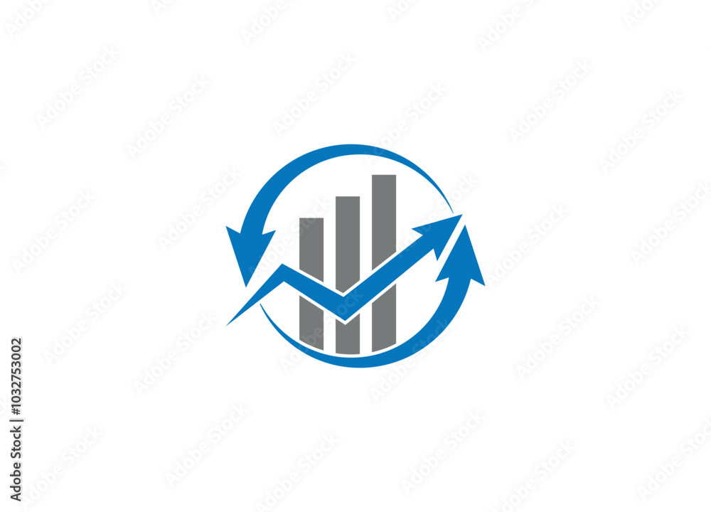 financial logo design with vector icon template and white background financial logo design with vector icon template and white background