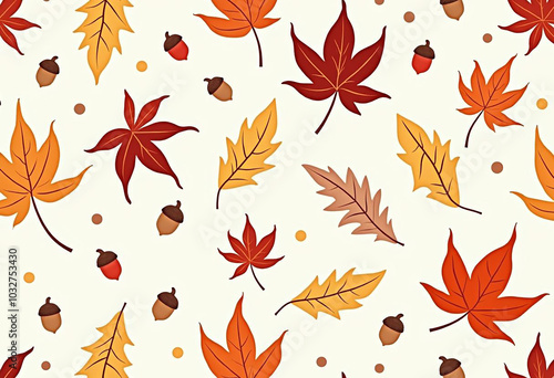 red autumn leaves pattern, autumn leaves printable design