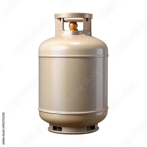 Gas tank on a transparent background.