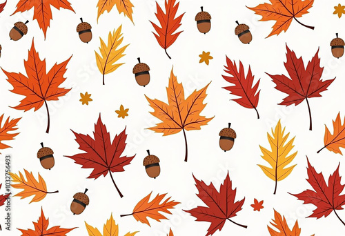 red autumn leaves pattern, autumn leaves printable design
