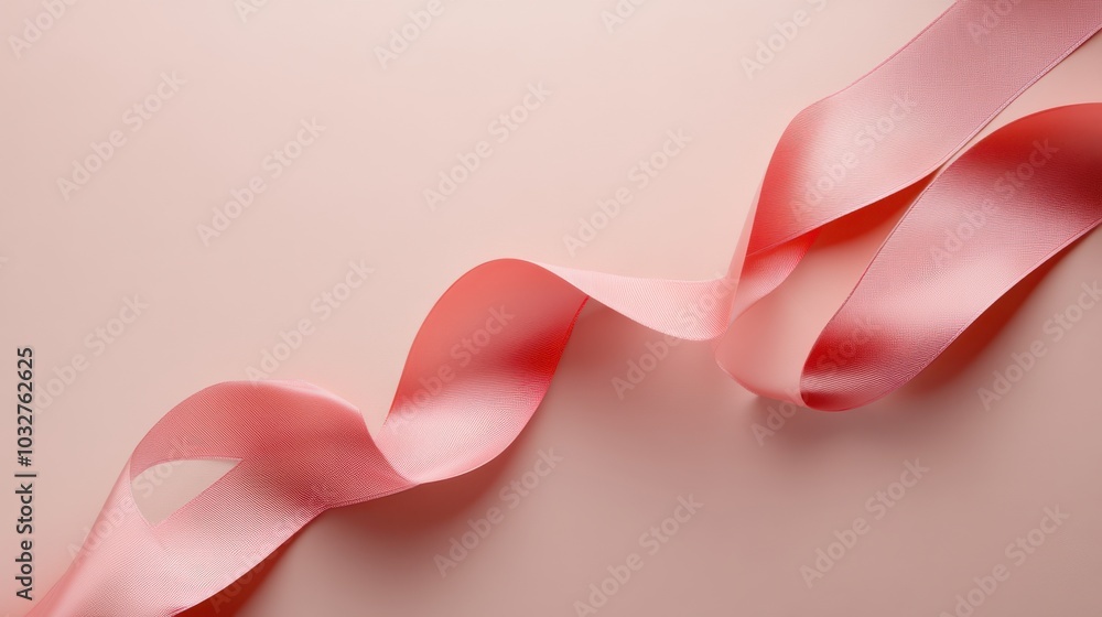 Abstract wave-like design of pink and white paper creating fluid, dynamic patterns against a soft backdrop Abstract wave-like design of pink and white paper creating fluid, dynamic patterns against a soft backdrop