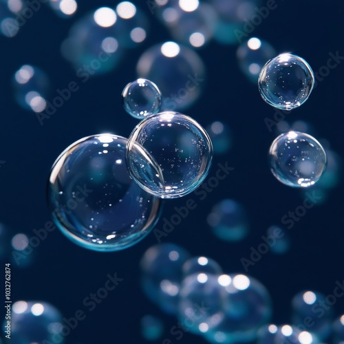 Wallpaper Mural Soap bubble on water, abstract. Torontodigital.ca