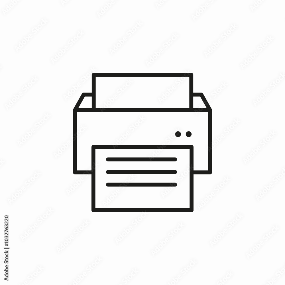 printer scaner icon sign vector printer scaner icon sign vector