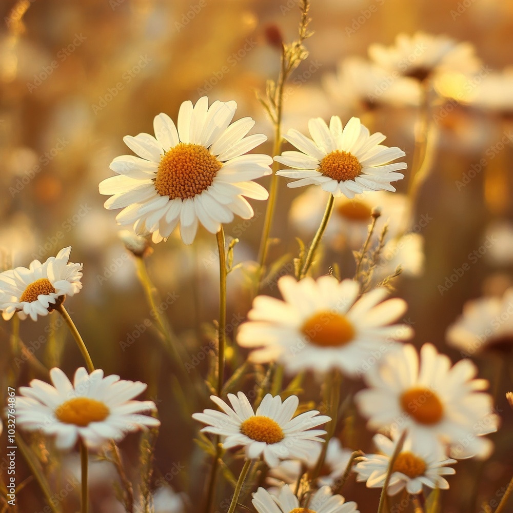 Obraz premium Wildflowers with daisies