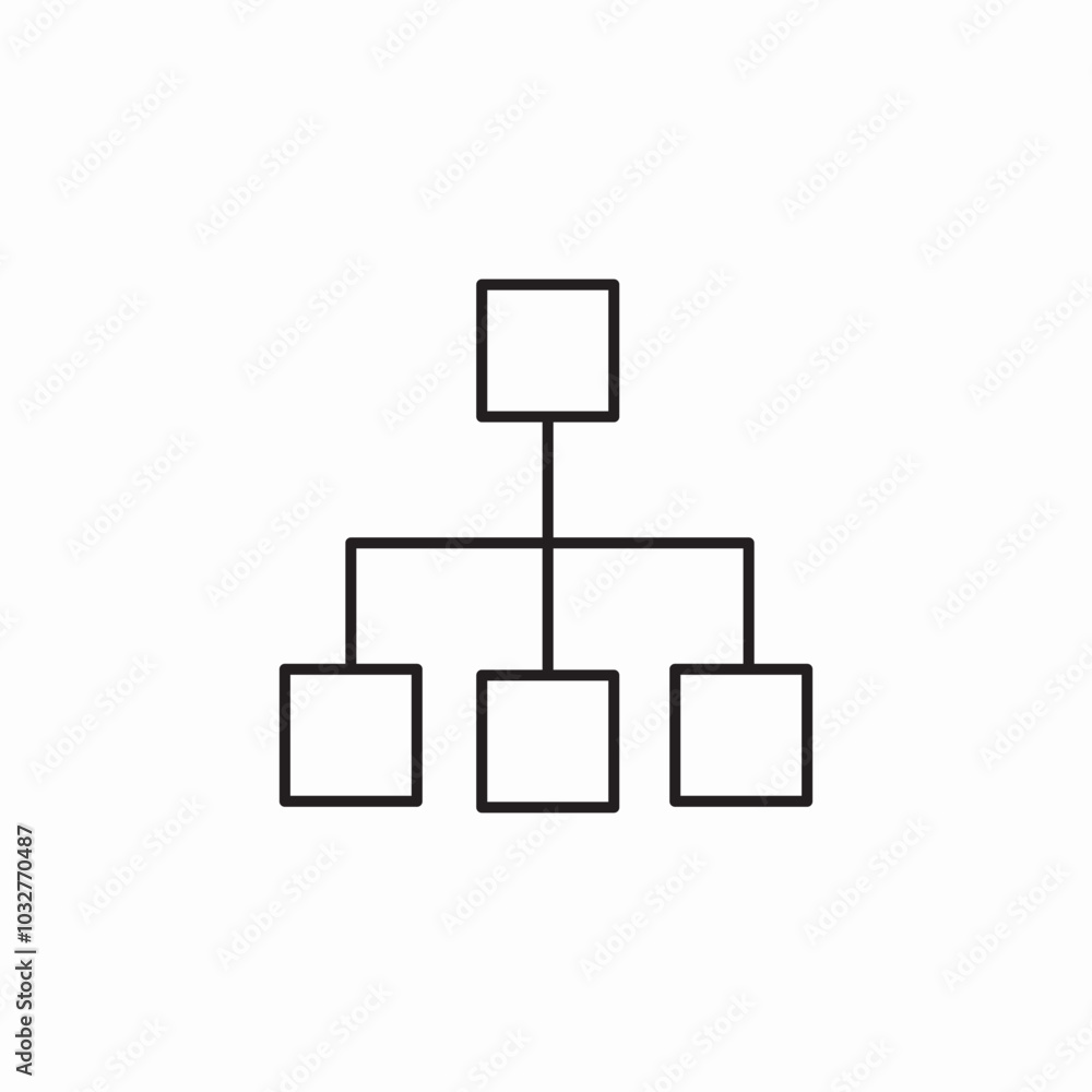 organization chart icon sign vector organization chart icon sign vector