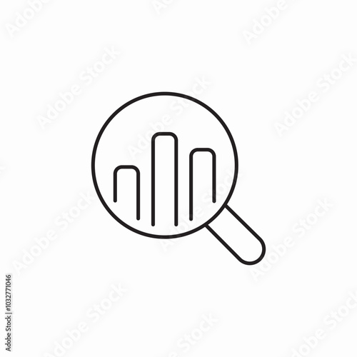 statistical charts analysis icon sign vector