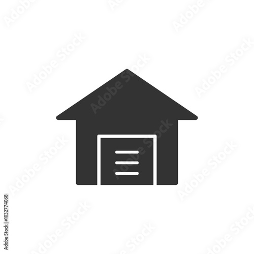 Garage icon. Real estate symbol modern, simple, vector, icon for website design, mobile app, ui. Vector Illustration