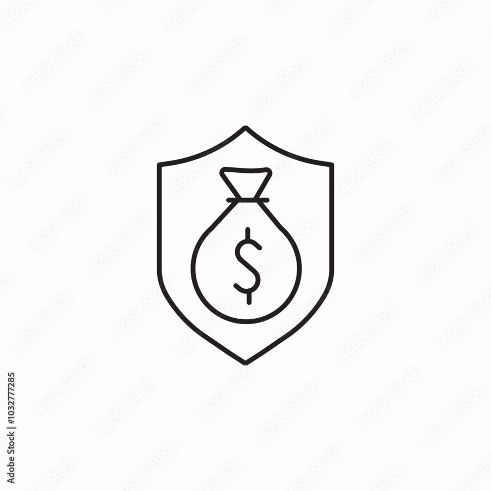 asset protection icon sign vector asset protection icon sign vector